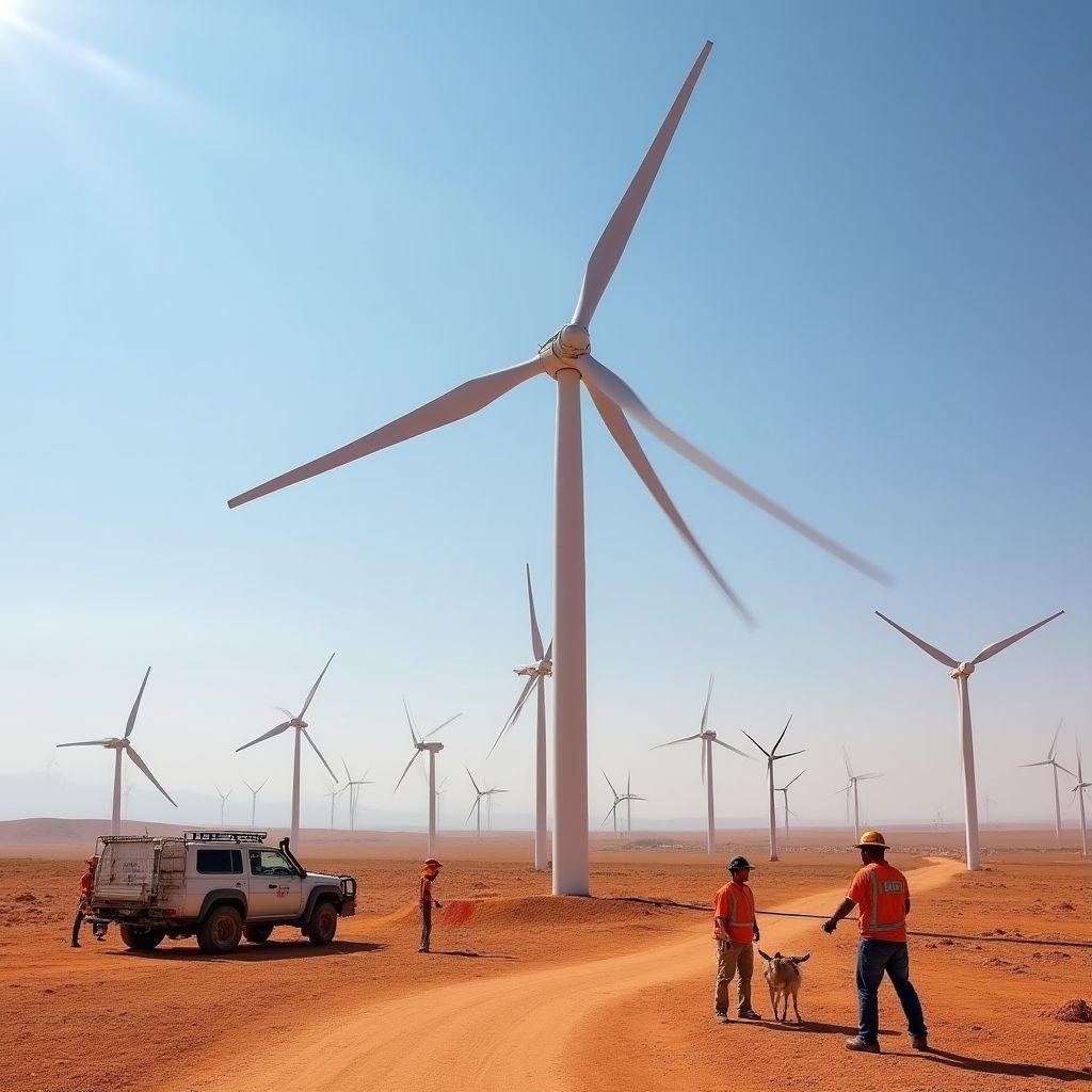 Proyecto de energía renovable en La Guajira